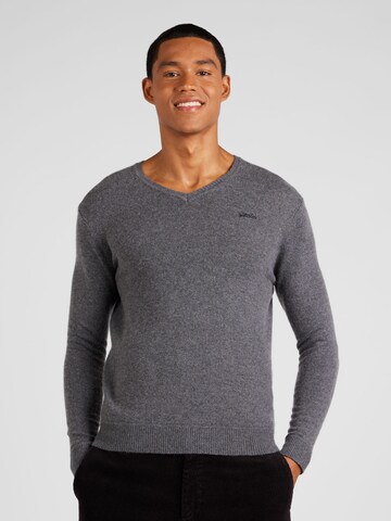 Superdry Pullover 'Essential' in Grau: predná strana