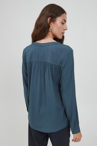 ICHI Blouse 'Main' in Blauw