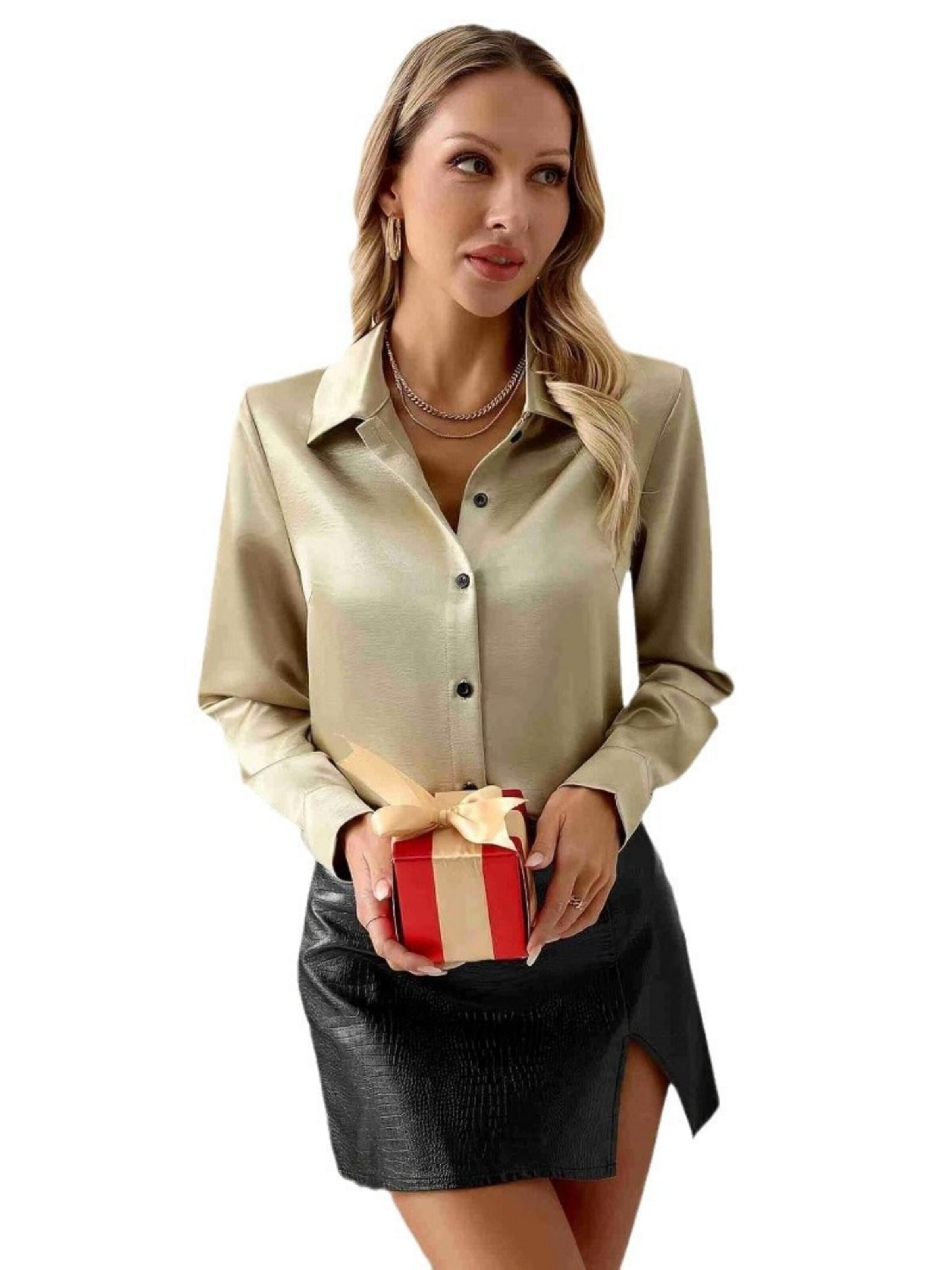 Yesfashion Blouse in Gold