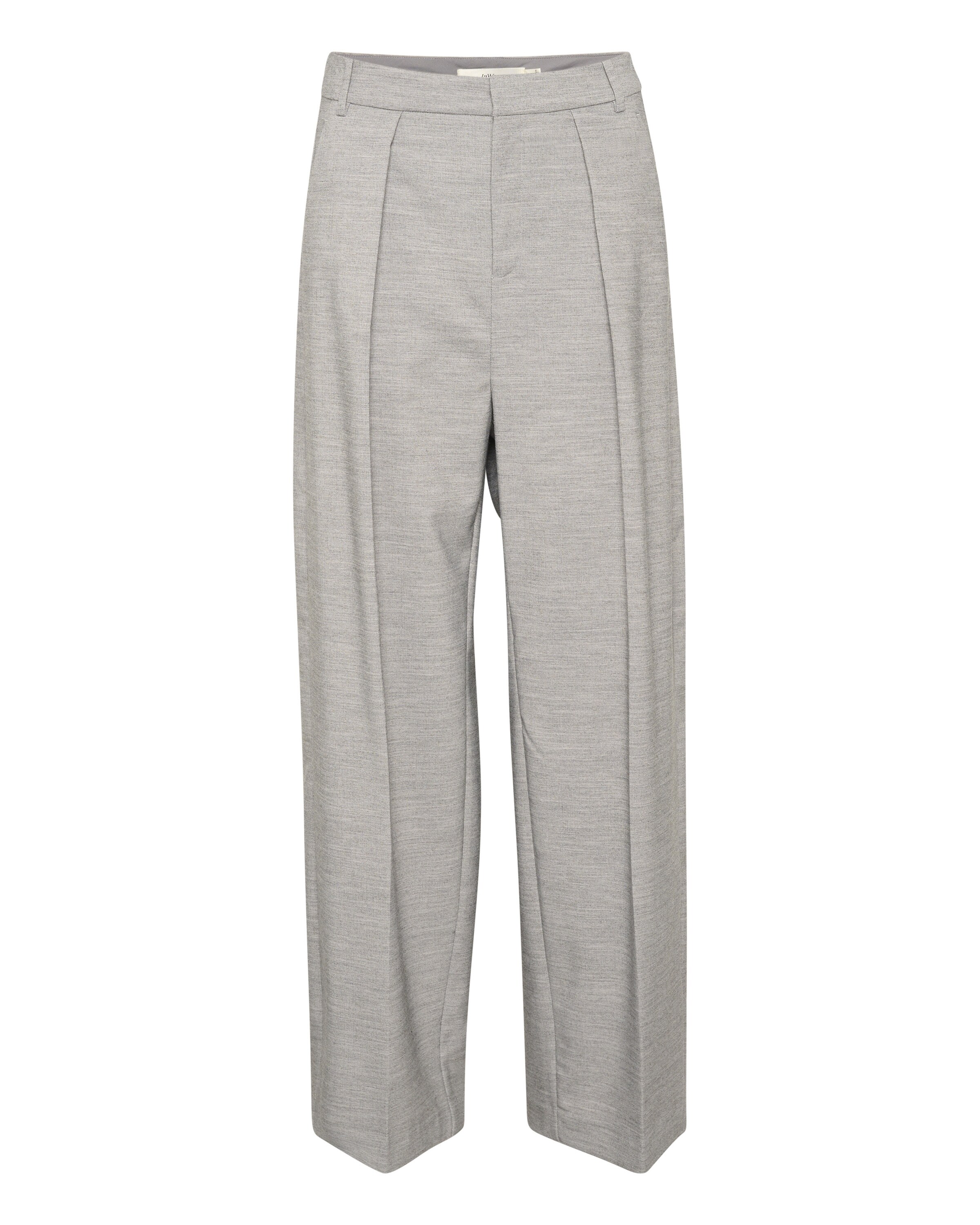 InWear regular Bukser med fals 'Khail' i grå: forside