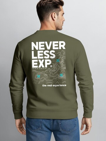 Neverless Sweatshirt 'Expedition' in Green
