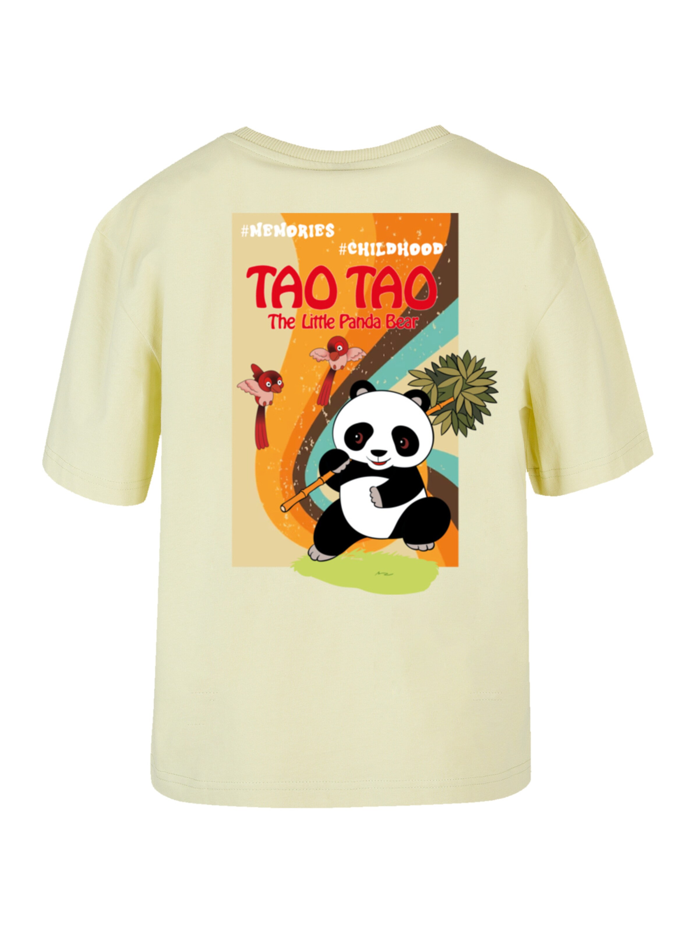 T-shirt 'Tao Tao Heroes of Childhood' F4NT4STIC en jaune