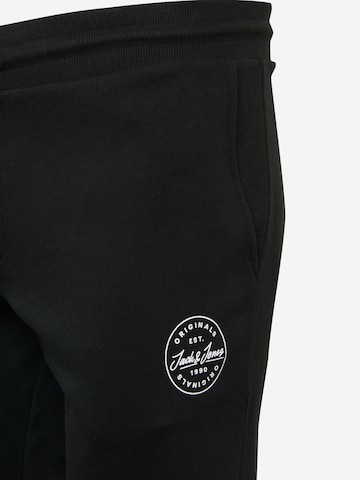 Jack & Jones Plus Tapered Trousers 'Gordon' in Black