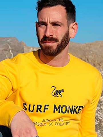 Surf Monkey - Sudadera en amarillo