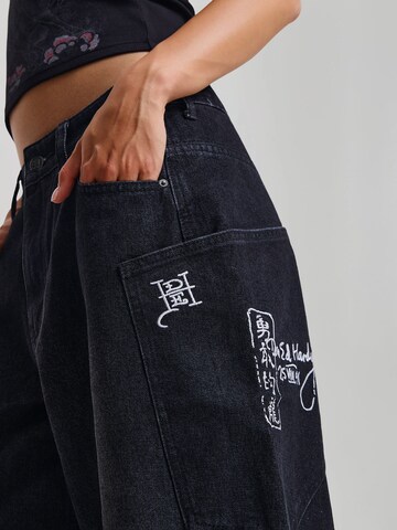 Ed Hardy Loosefit Jeans i sort