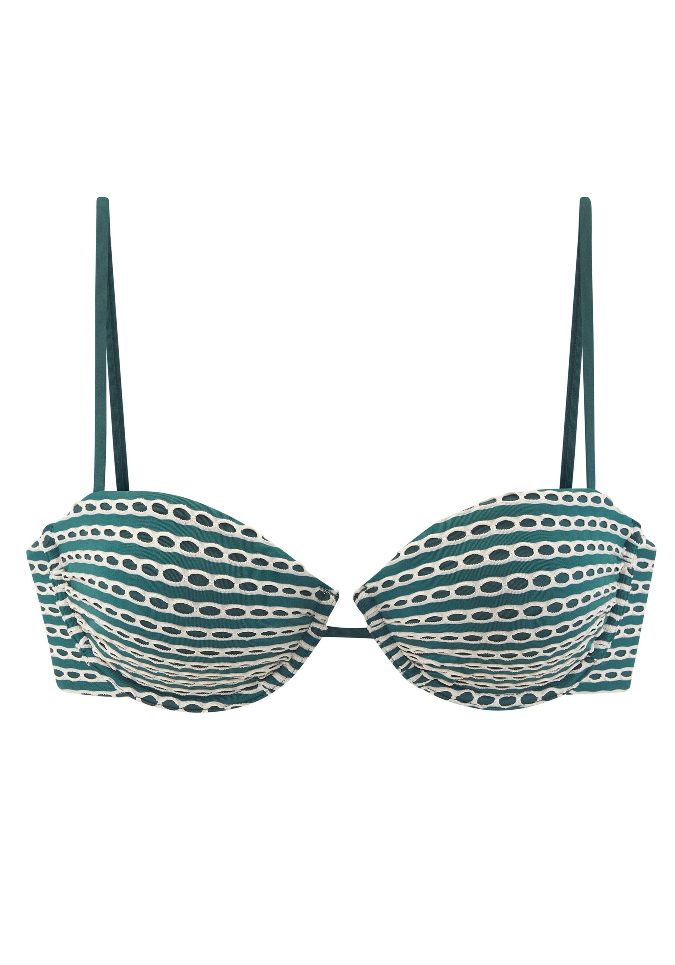 Copenhagen Studios Balkonetové Bikinový top - Modrá: predná strana