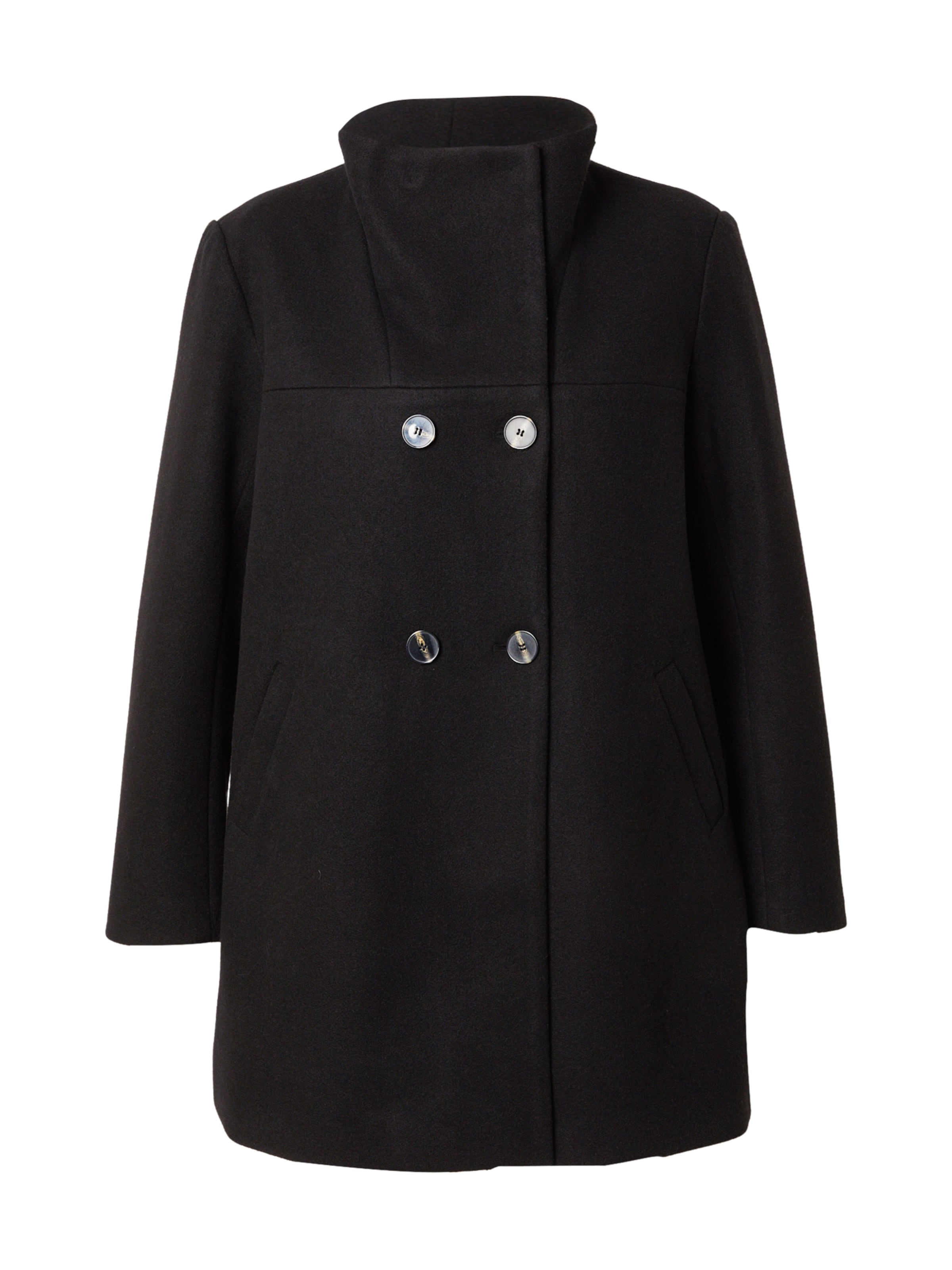 ONLY Carmakoma Between-Seasons Coat 'CARBlake' in Black: front