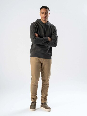 TEESHOPPEN Sweater ' Sweatshirt Hoodie ' in Grey