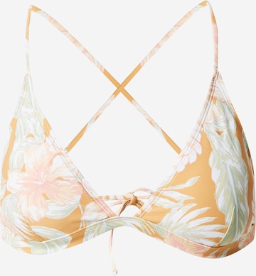 Triangle Hauts de bikini RIP CURL en jaune : devant