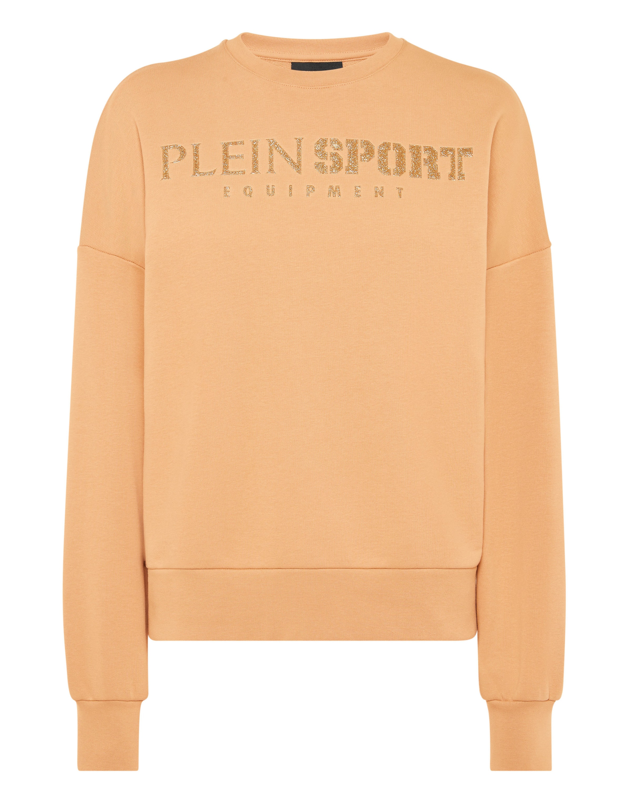 Plein Sport Sweatshirt in de kleur Cappuccino / Goudgeel, Productweergave
