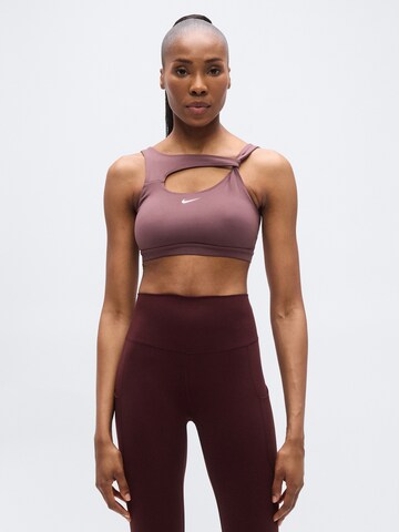 NIKE Μπουστάκι Αθλητικό σουτιέν 'One' σε λιλά: μπροστά