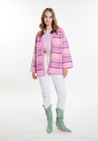 Cardigan IZIA en rose