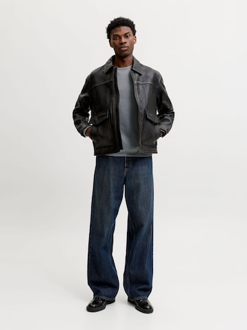 JACK & JONES Regular fit Sweater 'JJELeo' in Grey