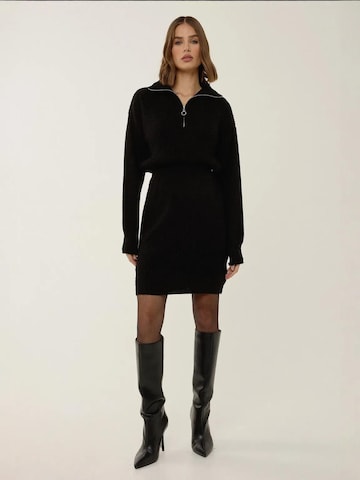 Robes en maille Hiccup en noir