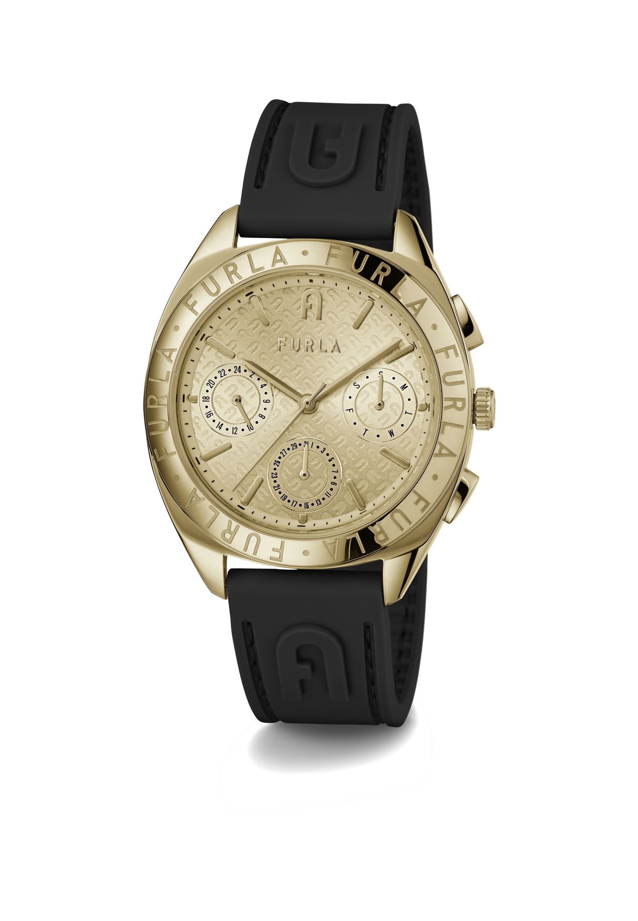 FURLA Analoguhr in Schwarz: Vorderseite