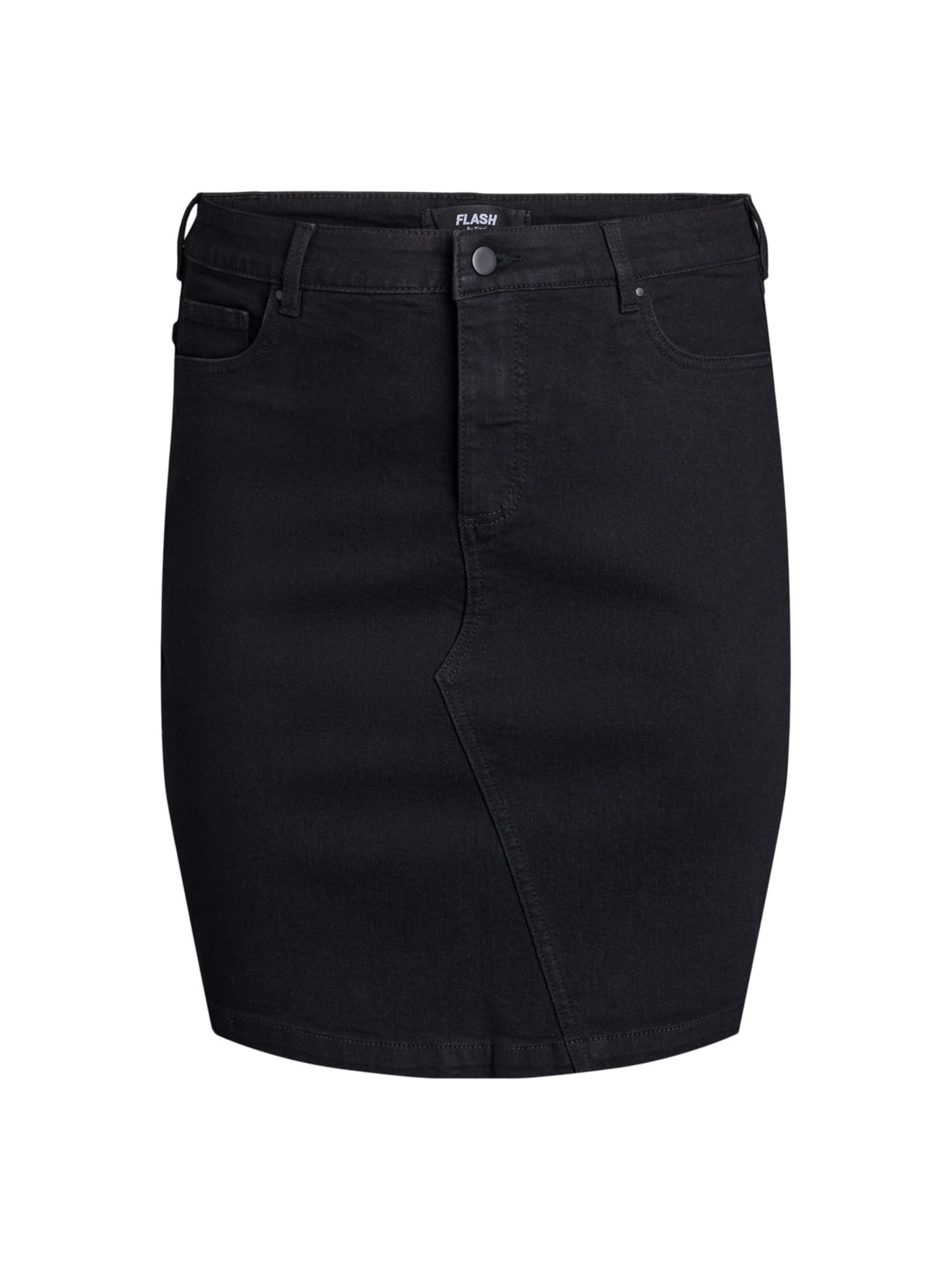 Flash by Zizzi Szoknyák 'Flina' - fekete: elől