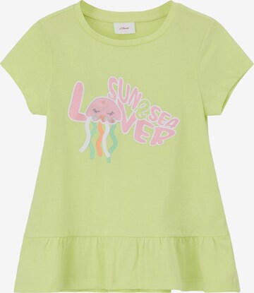 s.Oliver Shirt in Groen: voorkant