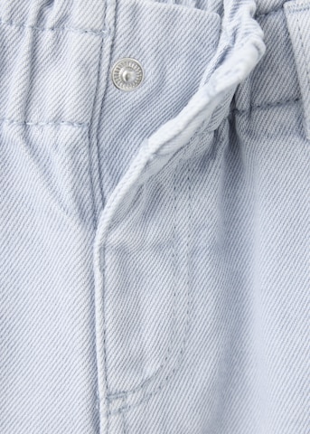 Barrel Jeans de la MANGO KIDS pe albastru