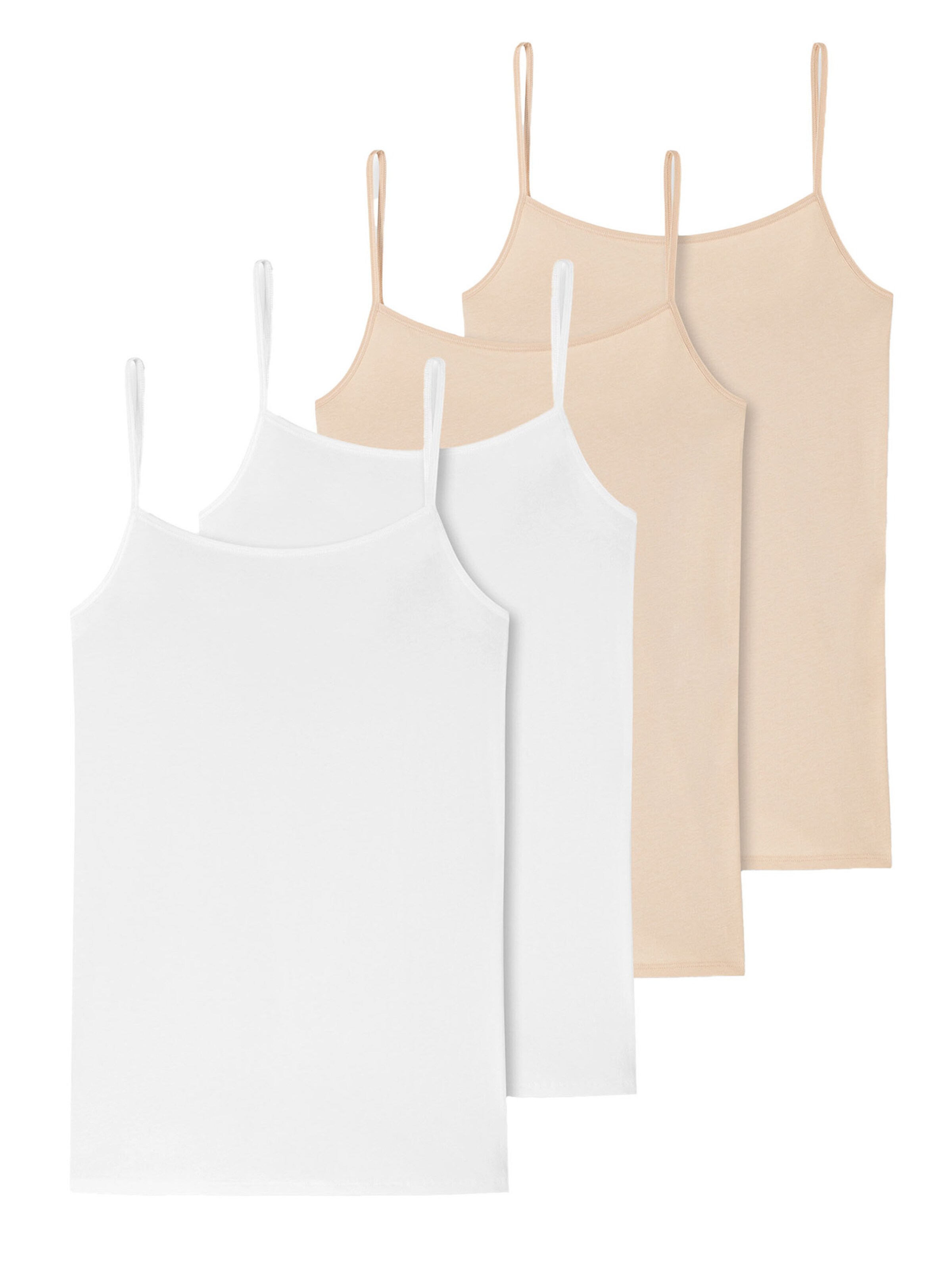 Haut ' 95/5 Organic Cotton ' SCHIESSER en beige : devant