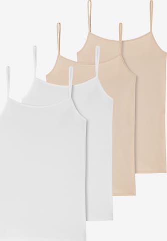 Haut ' 95/5 Organic Cotton ' SCHIESSER en beige : devant