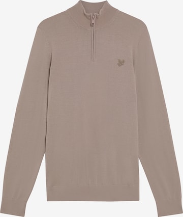 Lyle & Scott Trui 'Tonal Eagle' in Grijs: voorkant