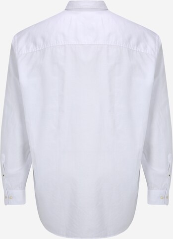 Coupe regular Chemise 'Oxford' Jack & Jones Plus en blanc