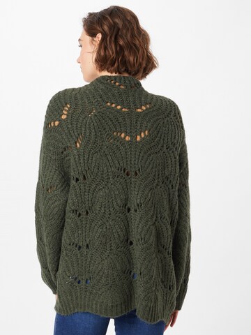 ABOUT YOU Knit Cardigan 'Fiona' in Green