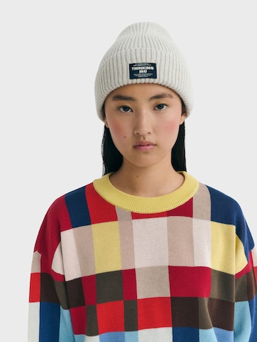 Thinking MU Beanie 'AMOR' in White