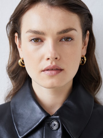 Echtzeit Earrings in Gold: front