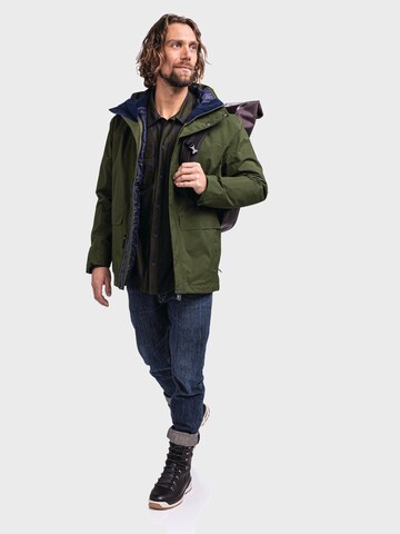 Schöffel Outdoorjas 'Barth' in Groen