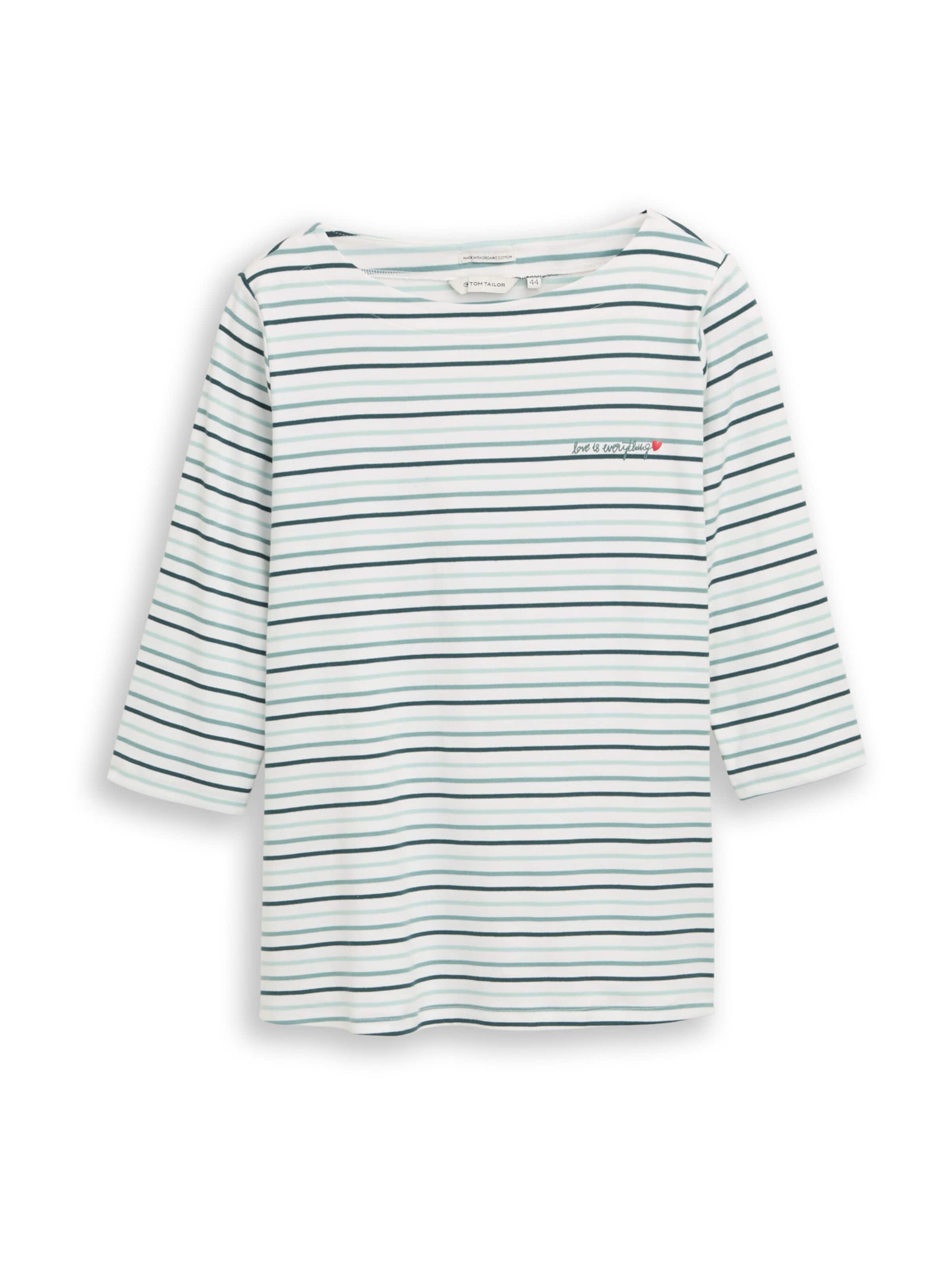 Tom Tailor Women + Μπλουζάκι σε πράσινο: μπροστά