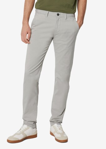 Marc O'Polo Regular Chino Pants 'Stig' in Grey: front