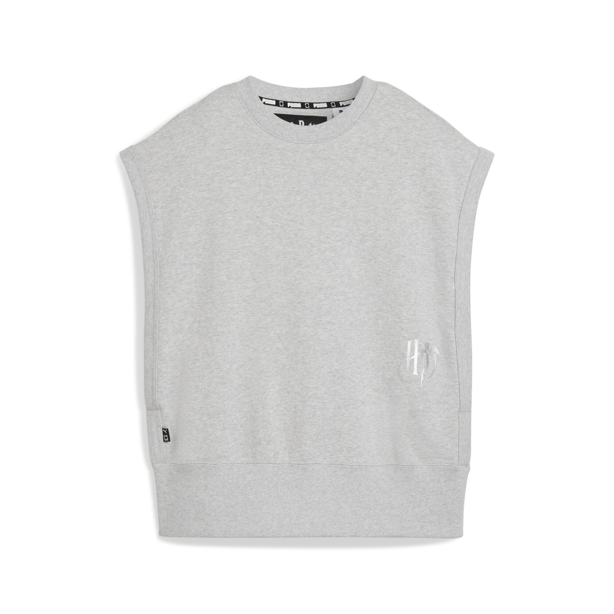 PUMA Sports sweatshirt 'Puma Hoops x Harry Potter' in Grey: front