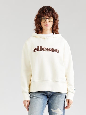 ELLESSE - Sweatshirt 'Nuvolaste' em bege: frente