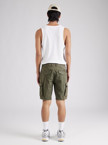 Regular Pantalon cargo BLEND en vert