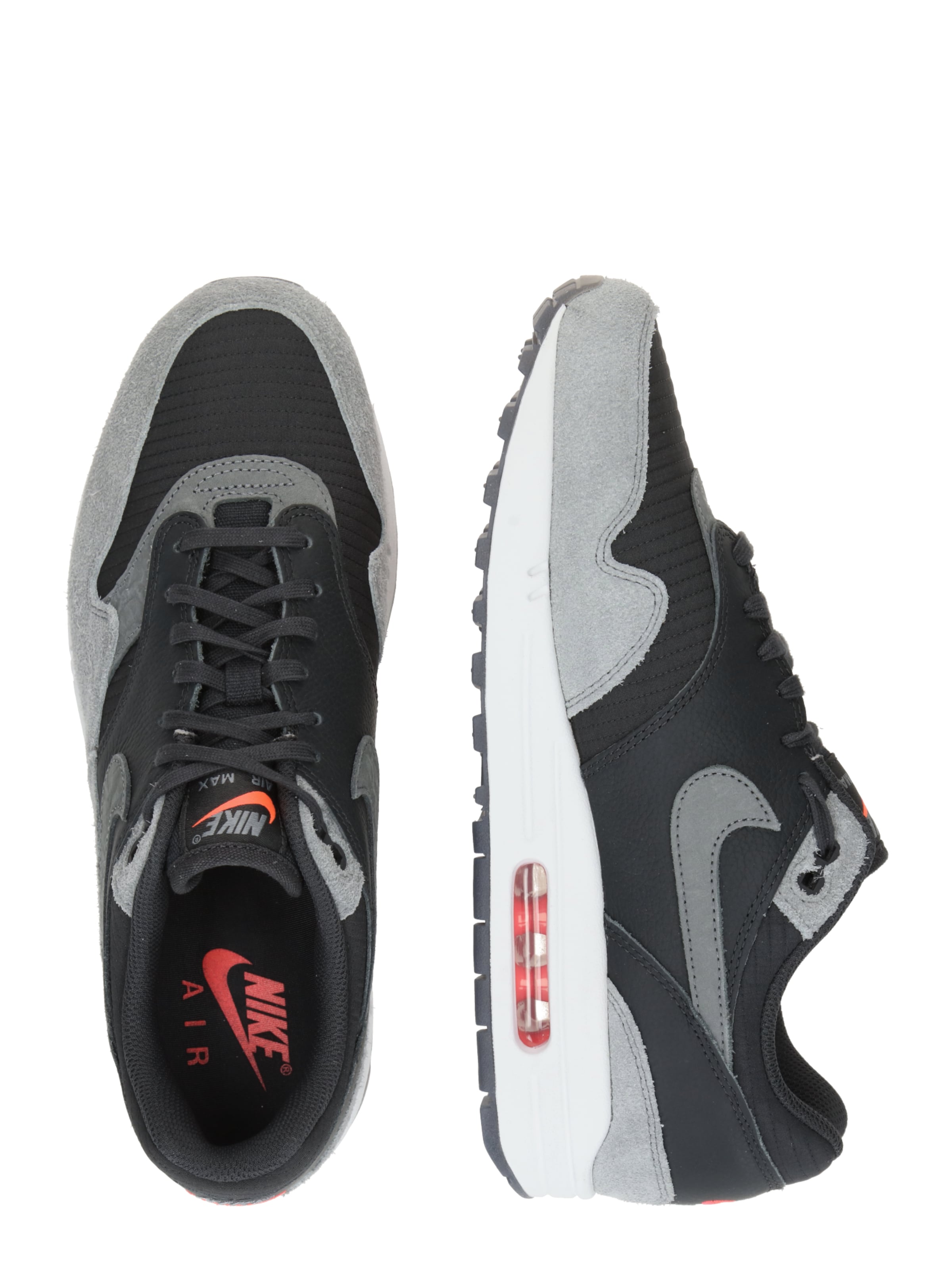 Nike Sportswear Trainers 'AIR MAX 1' in Grey: side