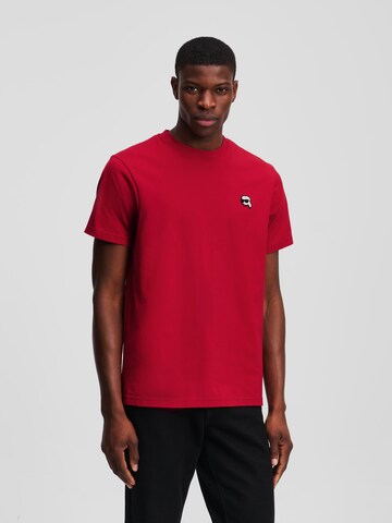 Maglietta di Karl Lagerfeld in rosso: frontale