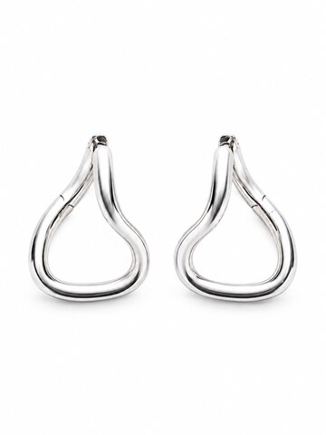 REYTEL Earrings 'SILHOUETTE' in Silver: front