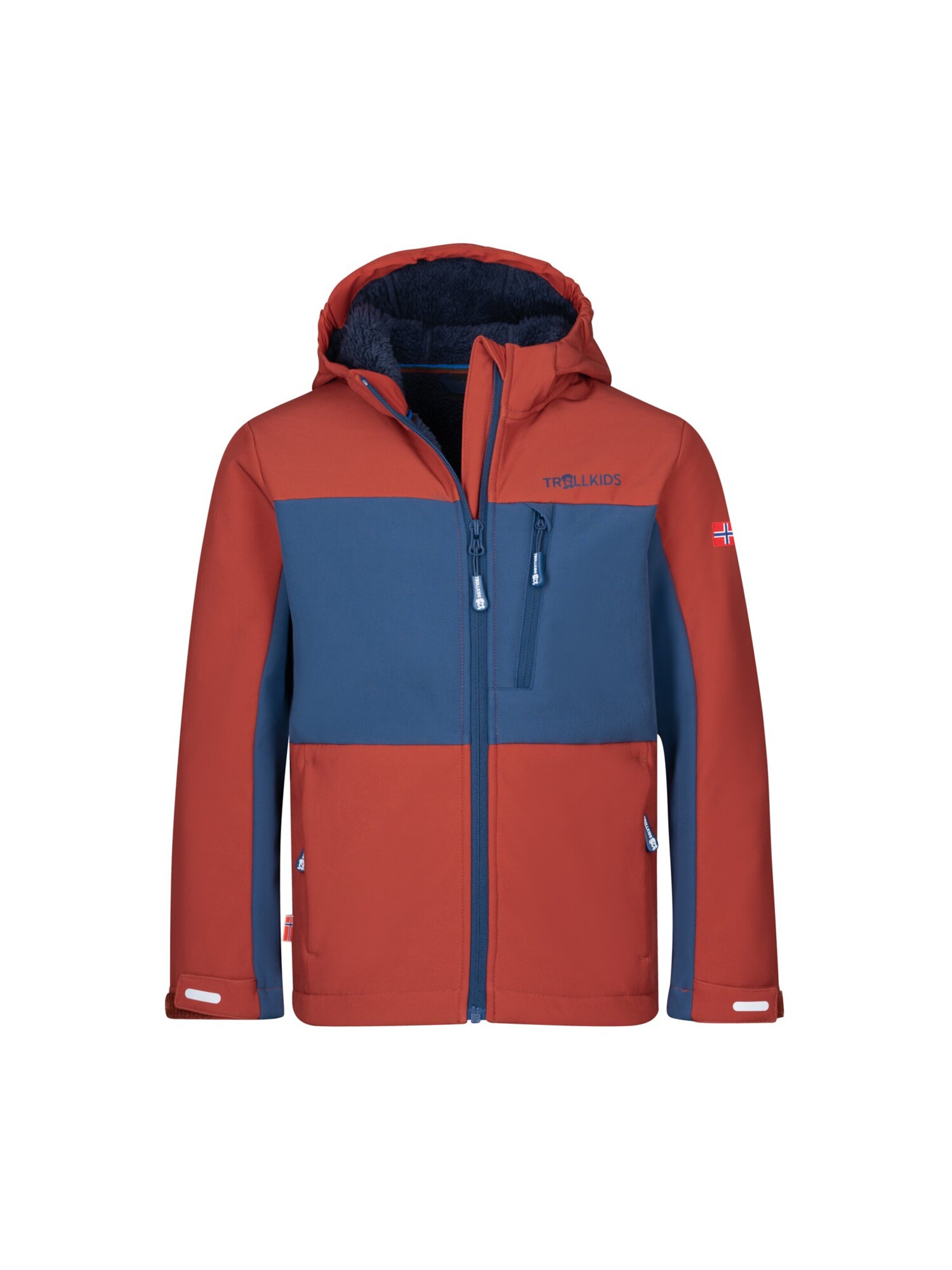 TROLLKIDS Outdoor jacket in Red: front