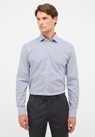 ETERNA Slim fit Zakelijk overhemd in Blauw: voorkant