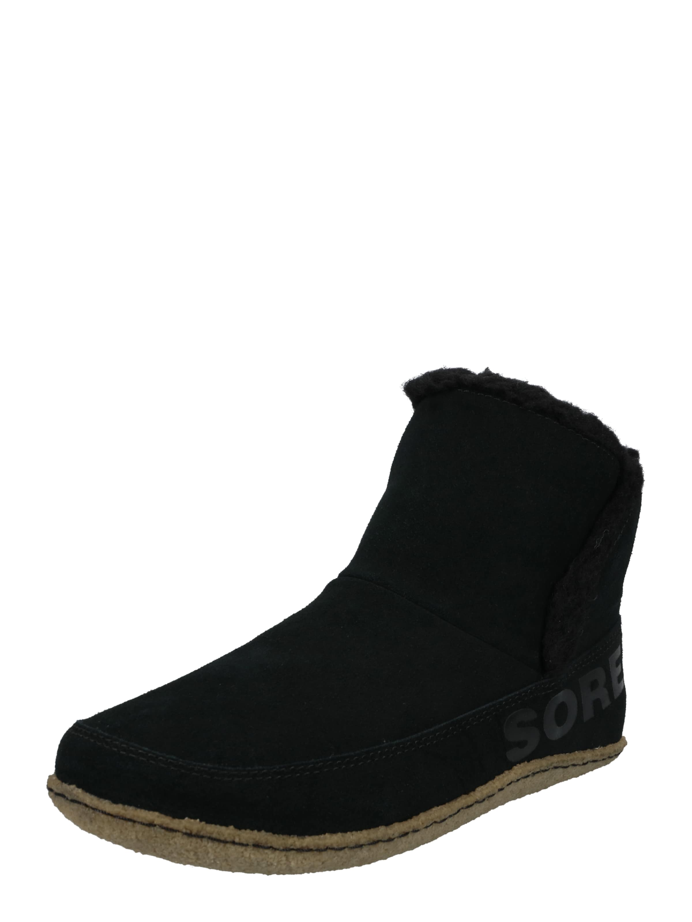 SOREL Hausschuh 'NAKISKA' in Schwarz: Vorderseite