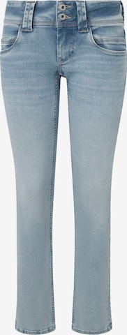 Pepe Jeans Слим Джинсы в Синий: спереди