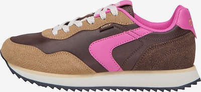 ONLY Zapatillas deportivas bajas en 36 en marrón claro / marrón oscuro / rosa claro, Vista del producto