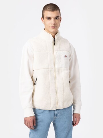 DICKIES Vest in White: front