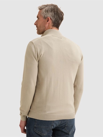 Giacchetta 'Cardigan in cotton/modal with zipper closure' di VANGUARD in grigio