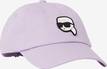 Casquette 'Ikonik 2.0' Karl Lagerfeld en violet : devant