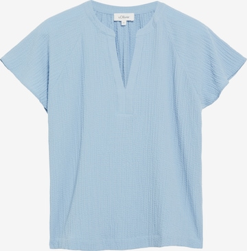 Chemisier s.Oliver en bleu : devant