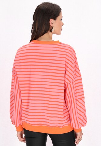 faina - Sweatshirt 'Fashion Look' em laranja