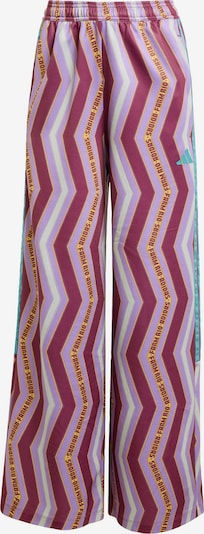 Sportinės kelnės 'Adidas x Farm Tiro' iš ADIDAS SPORTSWEAR, spalva – vandens spalva / purpurinė / oranžinė / raudonai violetinė, Prekių apžvalga