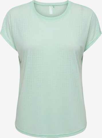 T-shirt 'Aub-Jace' ONLY PLAY en vert : devant